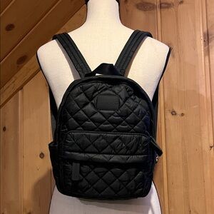 Danskin mini quilted backpack purse athletic bag black